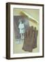 Pair of Pale Brown Cotton Victorian Childs Gloves Lying-Den Reader-Framed Photographic Print