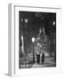 Pair of Prostitutes Descending Stairs after Dark in Montmartre-Alfred Eisenstaedt-Framed Photographic Print