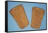 Pair of Shin Pads, 1930s-null-Framed Stretched Canvas