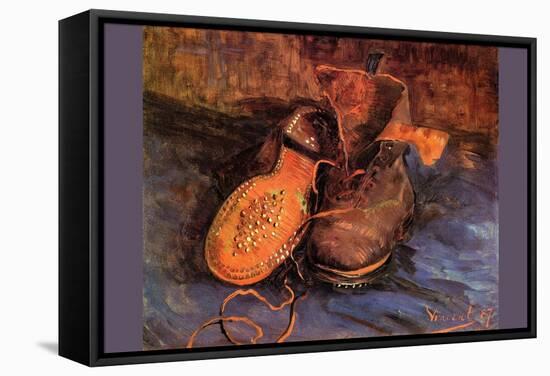 Pair of Shoes, 1887-Vincent van Gogh-Framed Stretched Canvas