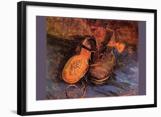 Pair of Shoes, 1887-Vincent van Gogh-Framed Giclee Print