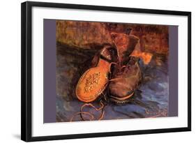 Pair of Shoes, 1887-Vincent van Gogh-Framed Giclee Print