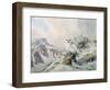 Pair of Snowy Owls in the Snowy Mountains, Australia-Carl Donner-Framed Giclee Print