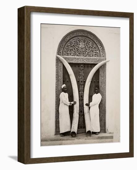 Pair of Tusks, Zanzibar-null-Framed Giclee Print