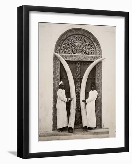 Pair of Tusks, Zanzibar-null-Framed Giclee Print