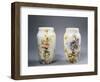 Pair of Vases Decorated with Impressionist-Style Patterns-Eugene Schopin-Framed Giclee Print