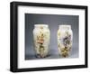 Pair of Vases Decorated with Impressionist-Style Patterns-Eugene Schopin-Framed Giclee Print