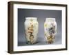 Pair of Vases Decorated with Impressionist-Style Patterns-Eugene Schopin-Framed Giclee Print