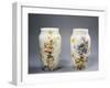 Pair of Vases Decorated with Impressionist-Style Patterns-Eugene Schopin-Framed Giclee Print