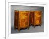 Pair of Venetian Bedside Tables, Spruce with Rosewood Veneer Finish and Maple Threads, Ca 1770-null-Framed Giclee Print