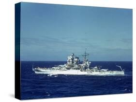 Pair of Warships under Way During Us Navy Manuevers Off Hawaii-Carl Mydans-Stretched Canvas