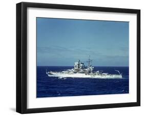 Pair of Warships under Way During Us Navy Manuevers Off Hawaii-Carl Mydans-Framed Photographic Print