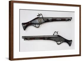 Pair of Wheellock Pistols, 1639, Made for Louis XIII of France-null-Framed Giclee Print