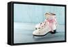 Pair Of White Women'S Ice Skates-Anna-Mari West-Framed Stretched Canvas