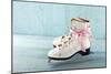 Pair Of White Women'S Ice Skates-Anna-Mari West-Mounted Art Print