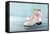 Pair Of White Women'S Ice Skates-Anna-Mari West-Framed Stretched Canvas