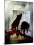 Pair of Wolves-LightBoxJournal-Mounted Giclee Print