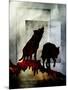 Pair of Wolves-LightBoxJournal-Mounted Premium Giclee Print