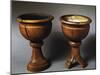 Pair of Wooden Cups Used in Voting of Great and General Council-null-Mounted Giclee Print