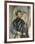 Pair of Young People, Detail from Game of Cards-Giovanni Antonio Fasolo-Framed Giclee Print