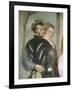 Pair of Young People, Detail from Game of Cards-Giovanni Antonio Fasolo-Framed Giclee Print