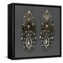 Paire de boucles d'oreilles-null-Framed Stretched Canvas