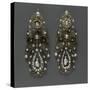 Paire de boucles d'oreilles-null-Stretched Canvas