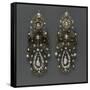 Paire de boucles d'oreilles-null-Framed Stretched Canvas