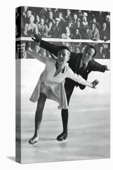 Pairs Figure Skating, Winter Olympic Games, Garmisch-Partenkirchen, Germany, 1936-null-Stretched Canvas