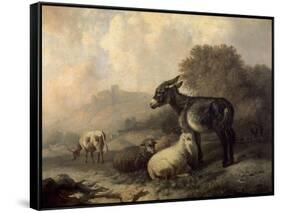 Paisaje Con Animales, Hacia 1844-Jenaro Perez Villaamil-Framed Stretched Canvas