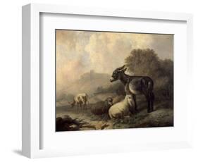 Paisaje Con Animales, Hacia 1844-Jenaro Perez Villaamil-Framed Giclee Print