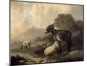 Paisaje Con Animales, Hacia 1844-Jenaro Perez Villaamil-Mounted Giclee Print