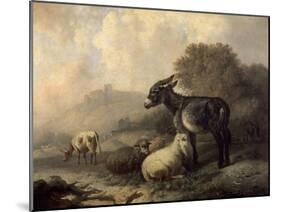 Paisaje Con Animales, Hacia 1844-Jenaro Perez Villaamil-Mounted Giclee Print