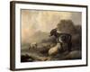 Paisaje Con Animales, Hacia 1844-Jenaro Perez Villaamil-Framed Giclee Print