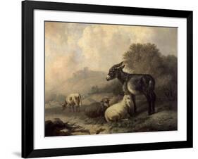 Paisaje Con Animales, Hacia 1844-Jenaro Perez Villaamil-Framed Giclee Print