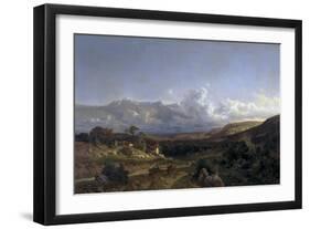 Paisaje del Delfinado, ca. 1864-Carlos de Haes-Framed Giclee Print