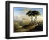 Paisaje Oriental Con Ruinas Clasicas, 1842-Jenaro Perez Villaamil-Framed Giclee Print