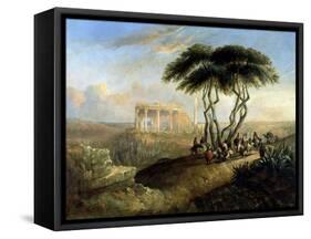 Paisaje Oriental Con Ruinas Clasicas, 1842-Jenaro Perez Villaamil-Framed Stretched Canvas