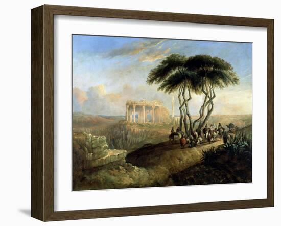 Paisaje Oriental Con Ruinas Clasicas, 1842-Jenaro Perez Villaamil-Framed Giclee Print