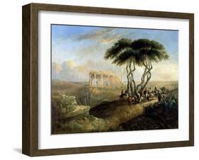 Paisaje Oriental Con Ruinas Clasicas, 1842-Jenaro Perez Villaamil-Framed Giclee Print