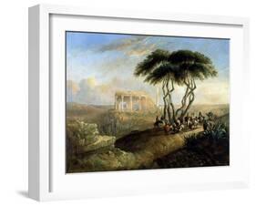 Paisaje Oriental Con Ruinas Clasicas, 1842-Jenaro Perez Villaamil-Framed Giclee Print