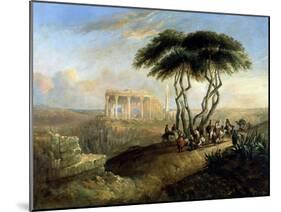 Paisaje Oriental Con Ruinas Clasicas, 1842-Jenaro Perez Villaamil-Mounted Giclee Print