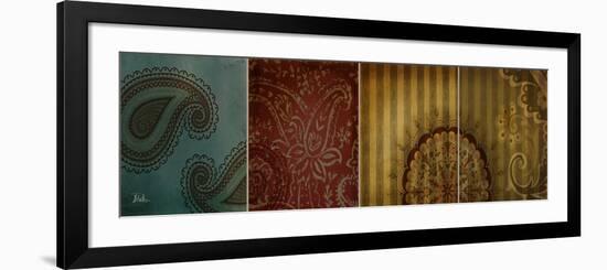 Paisley Composition I-Patricia Pinto-Framed Premium Giclee Print