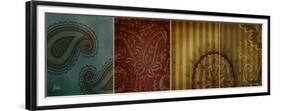 Paisley Composition I-Patricia Pinto-Framed Premium Giclee Print