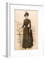 Paisley Costume 1888-null-Framed Art Print