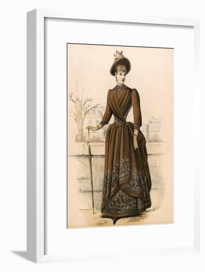 Paisley Costume 1888-null-Framed Art Print