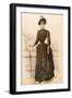 Paisley Costume 1888-null-Framed Art Print