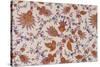 Paisley Floral Pattern Repeat on Off White Background-null-Stretched Canvas