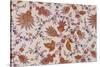 Paisley Floral Pattern Repeat on Off White Background-null-Stretched Canvas