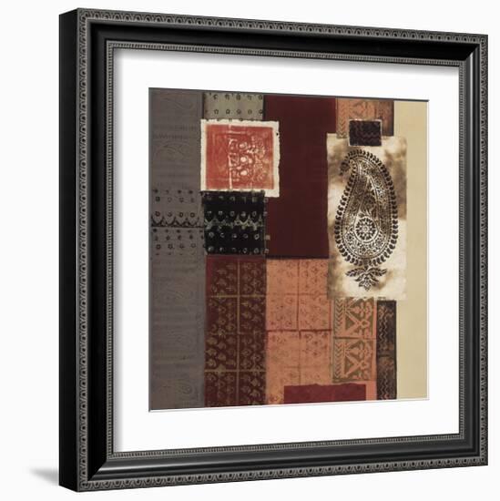Paisley Motif II-Connie Tunick-Framed Giclee Print